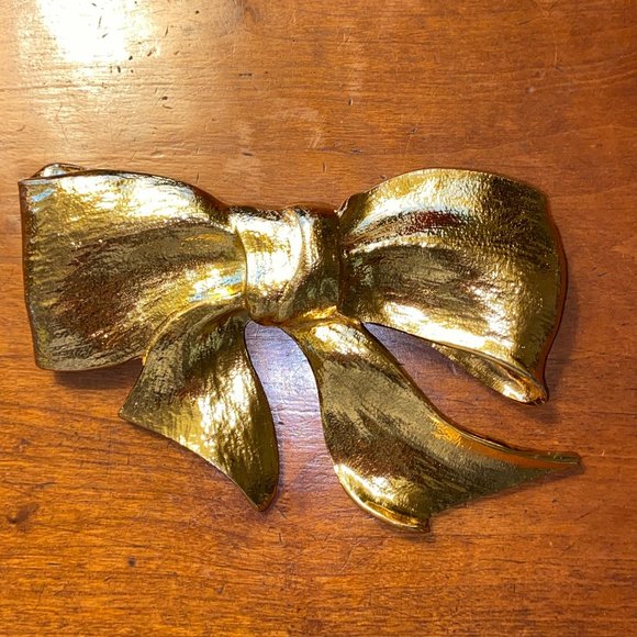 Christopher Ross 24 KT Gold Bow Belt 1983 - Picture 3 of 16